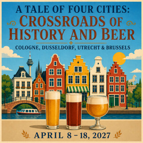 Craft beer tour through Cologne, Düsseldorf, Utrecht and Brussels